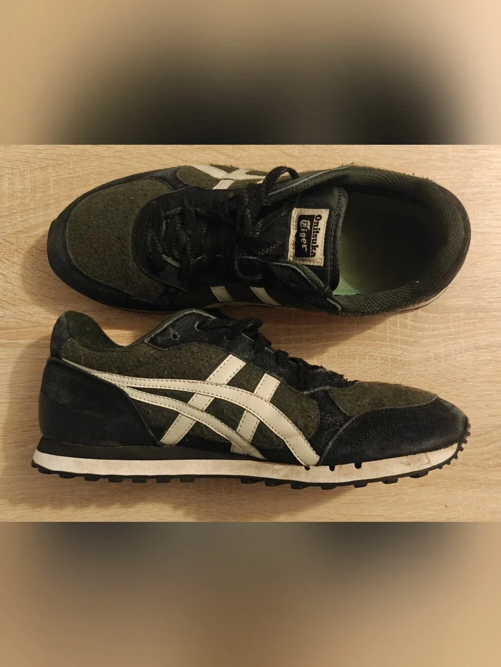Onitsuka Tiger by Asics Men’s Green & White Runner Sneakers